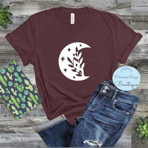 Bohoβ Moon Graphic Tee Shirt